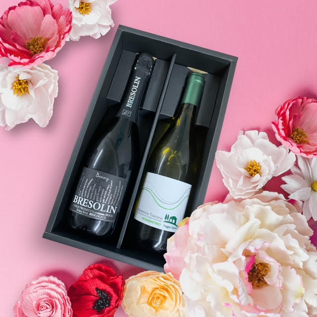 【Poggi Stenti & Bresolin Bio】プロセッコ&白ワイン(ギフトBOX付き)