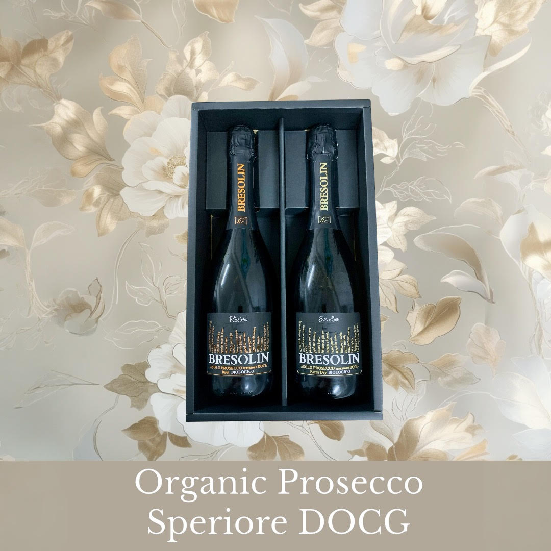 【Bresolin Bio】オーガニックプロセッコスペリオーレDOCG セット(ギフトBOX付き)